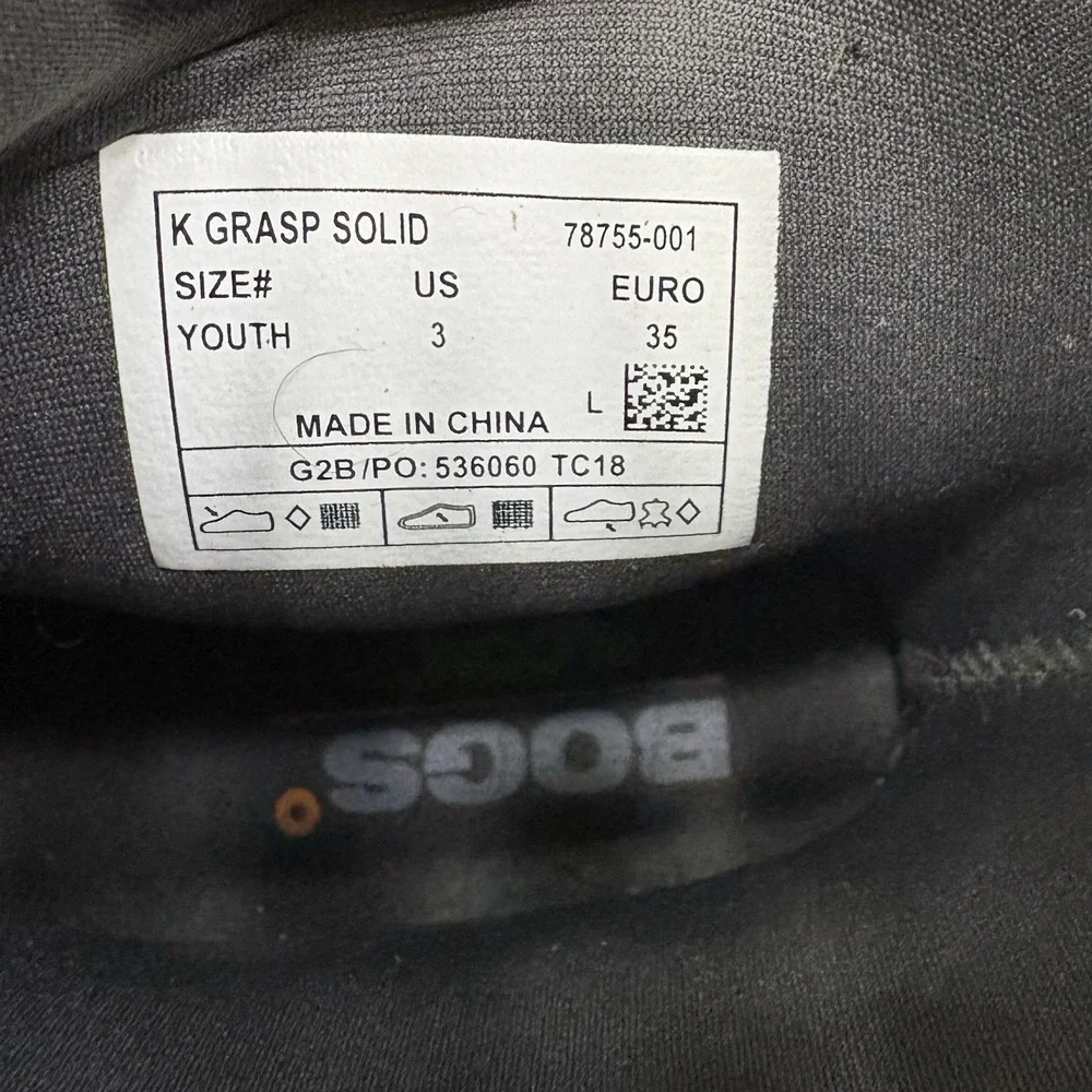 Bogs kids grasp